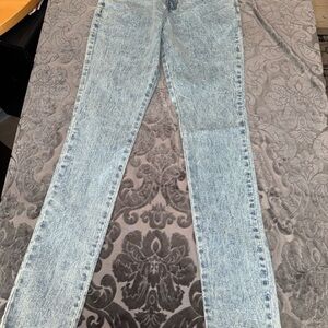 Cimarron jeans Women's Acid light Wash Straight Leg skinny stretch Jeans Sz 9